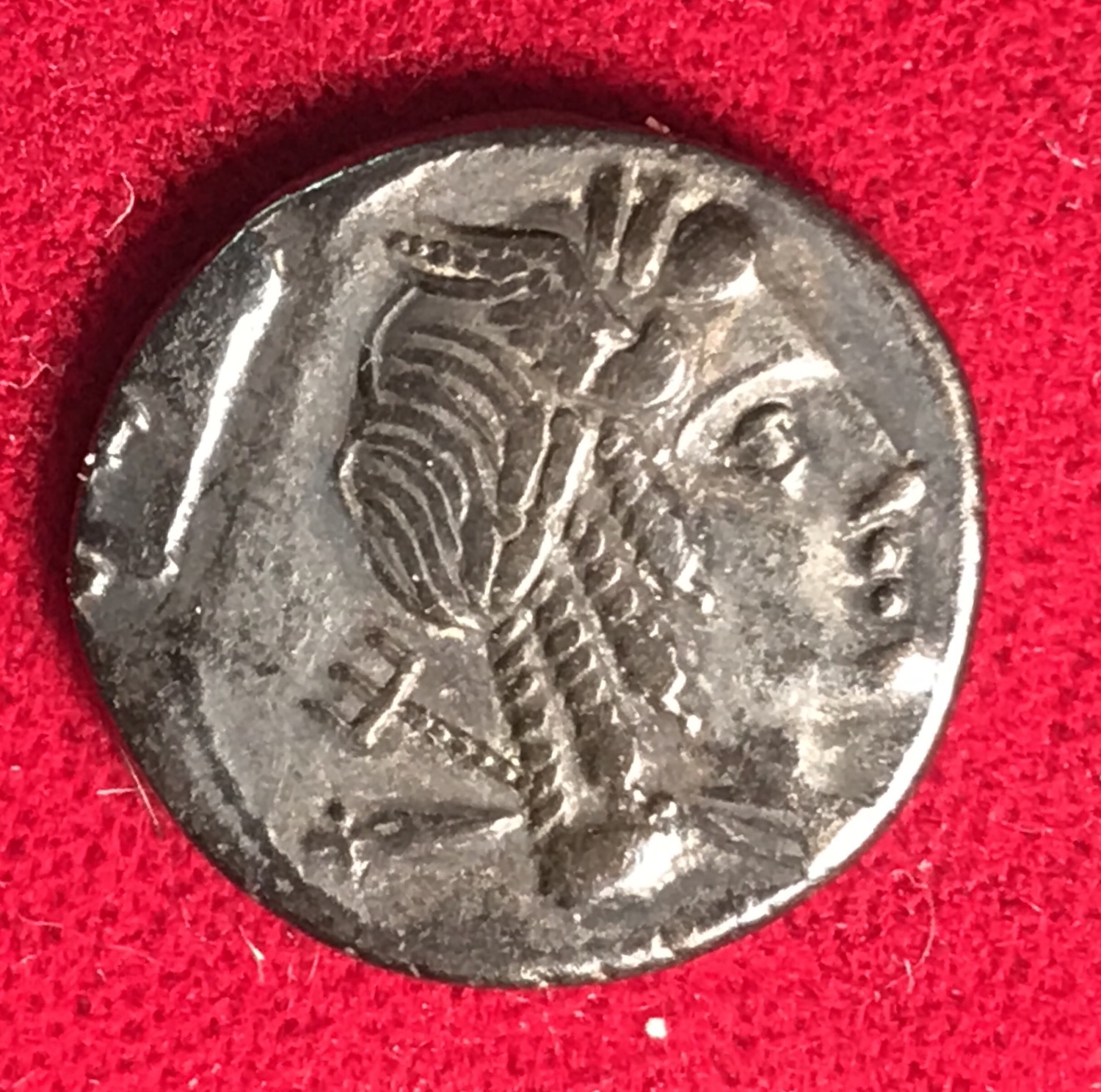 Thumbnail: L. Julius Bursio. 85 BC. AR Denarius 