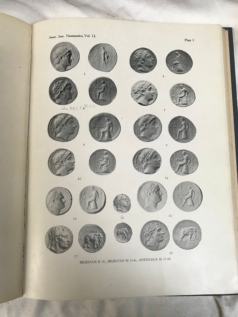 Thumbnail: American Journal of Numismatics with Index ....Proceedings of the American Numis
