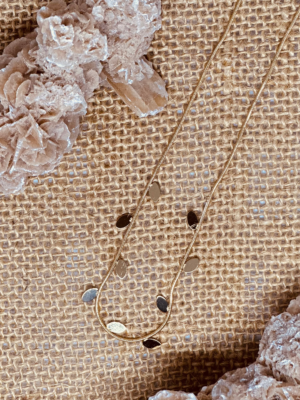 Miniature : Collier FEUILLES