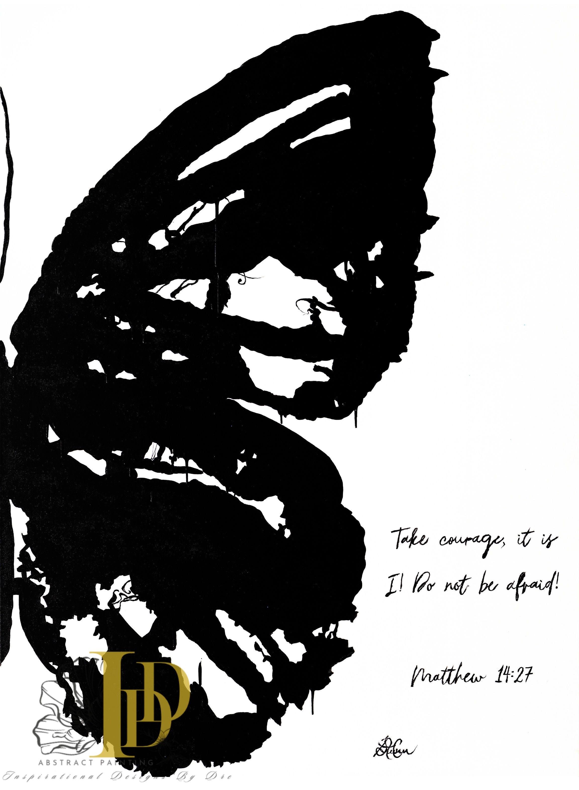 “Tell Your Story” Black Butterfly 