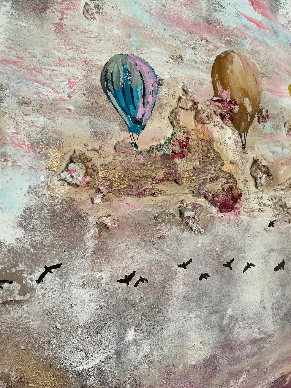 Thumbnail: 'Float & Fly' - 150 x 100 cm
