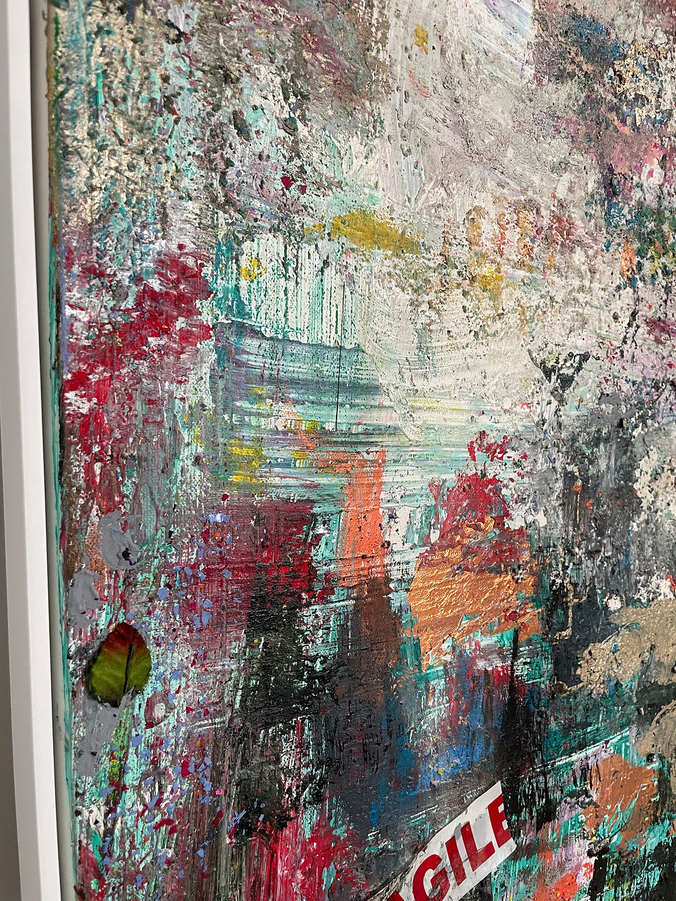 Miniature : 'Bee Kind' - 120 x 100 cm