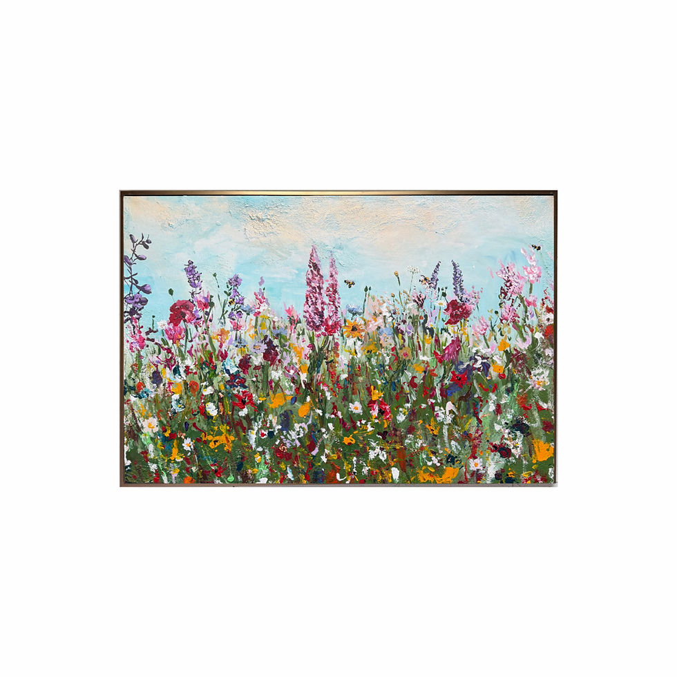 Miniaturebillede: 'Bloom & Buzz' - 150 x 100 cm