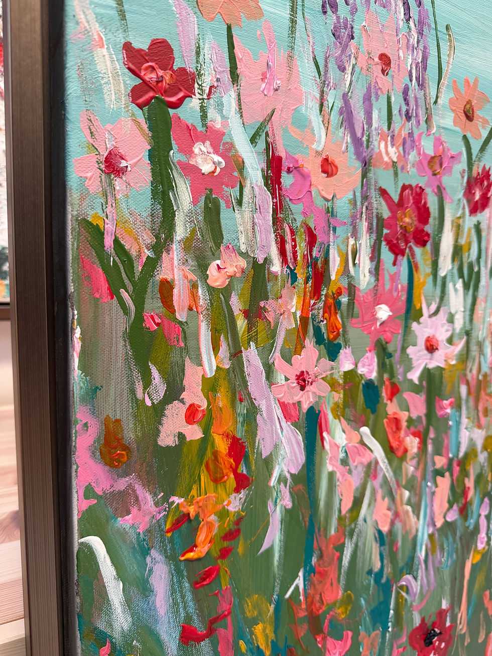 Thumbnail: 'Spring to Summer' - 100 x 100 cm