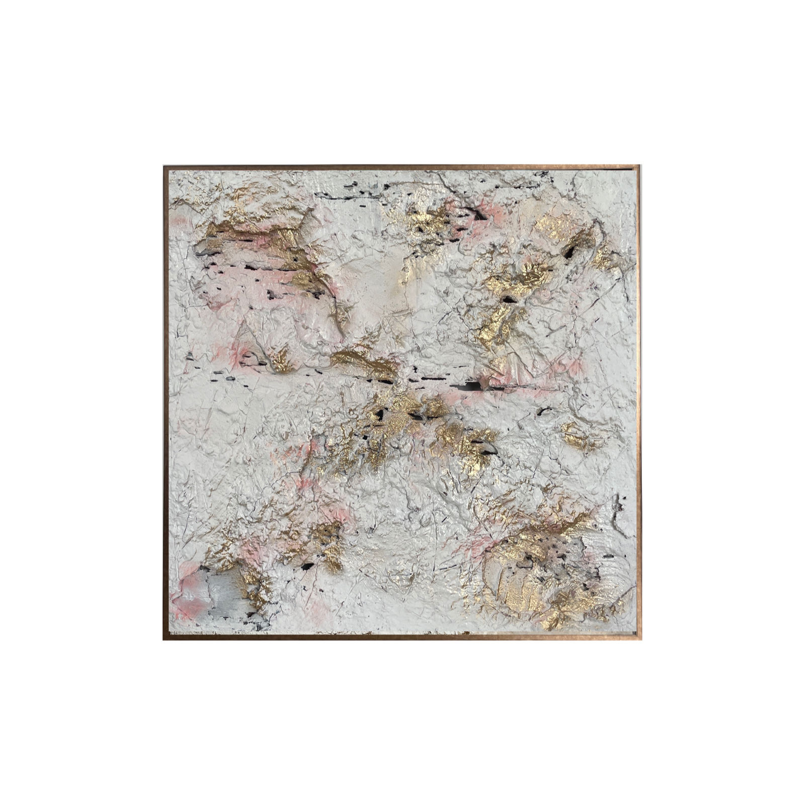 'Concrete Rose' - 100 x 100 cm