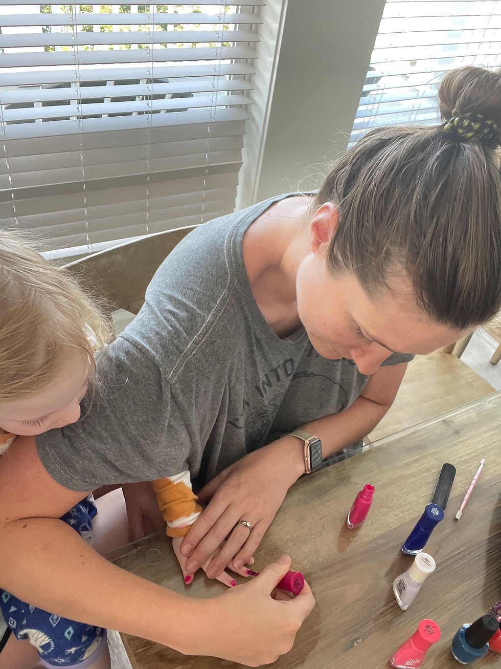 Trying to keep the family tradition of painting nails alive!