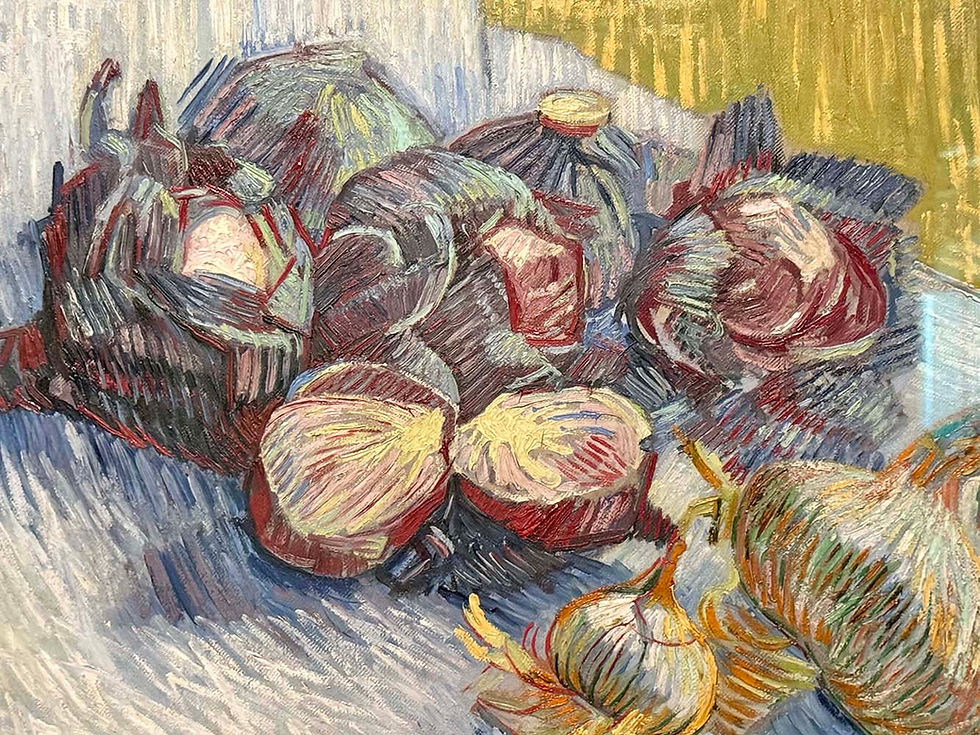 Vincent Van Gogh - Red Cabbages and Garlic, 1887