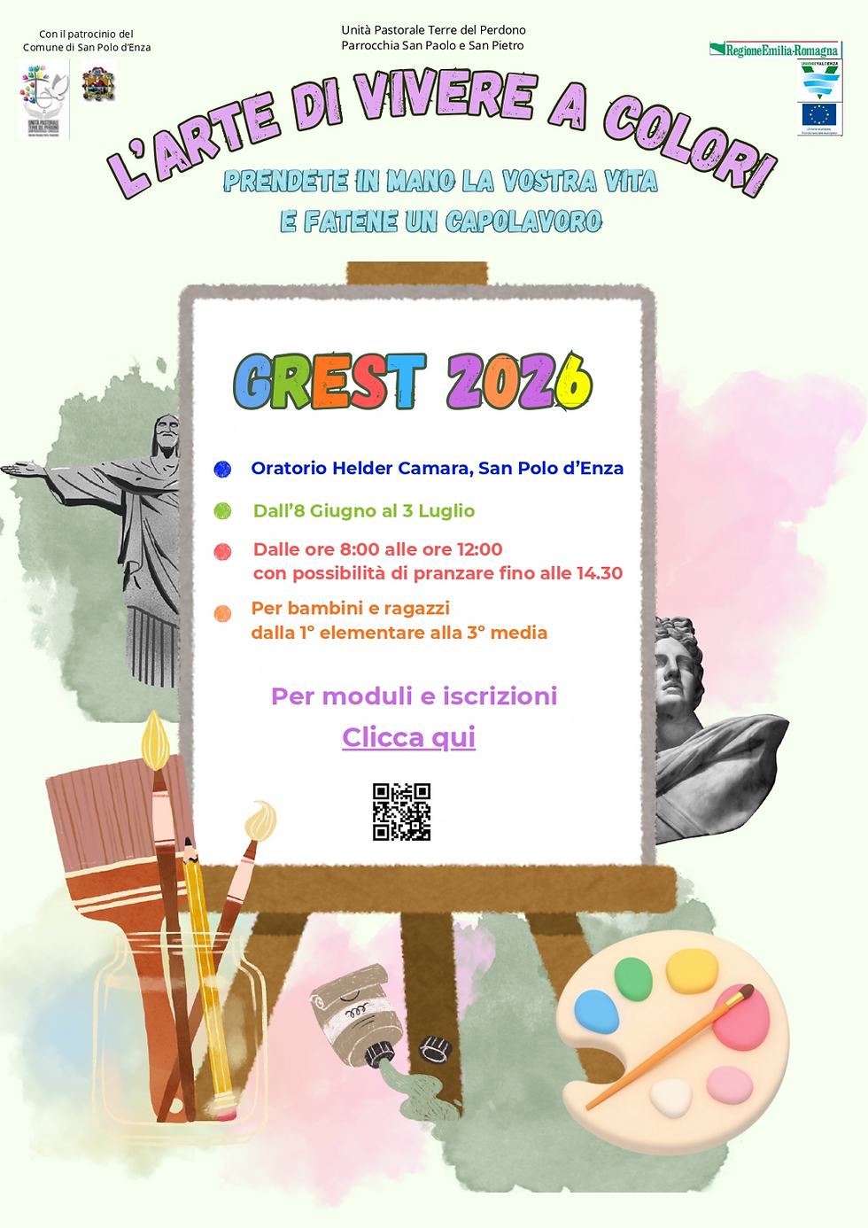 "L'arte di vivere a colori" - Grest 2026
