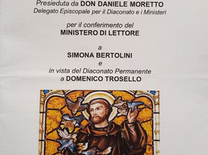 6 dicembre 2025: Simona e Domenico istituiti Lettori!