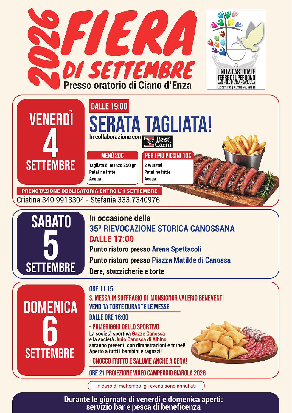 4-5-6 settembre: Fiera di Ciano 2026