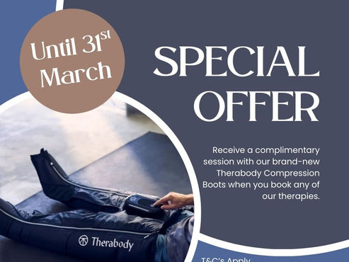 March Special at ReEnergize Cusco: Complimentary Compression Boot Therapy