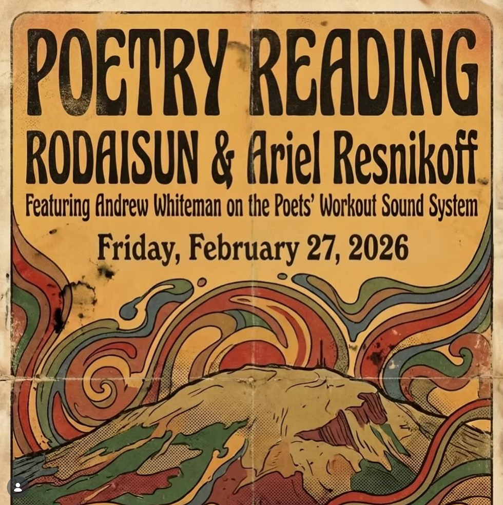 ARIEL RESNIKOFF, RODAISUN, POETS' WORKOUT SOUND SYSTEM