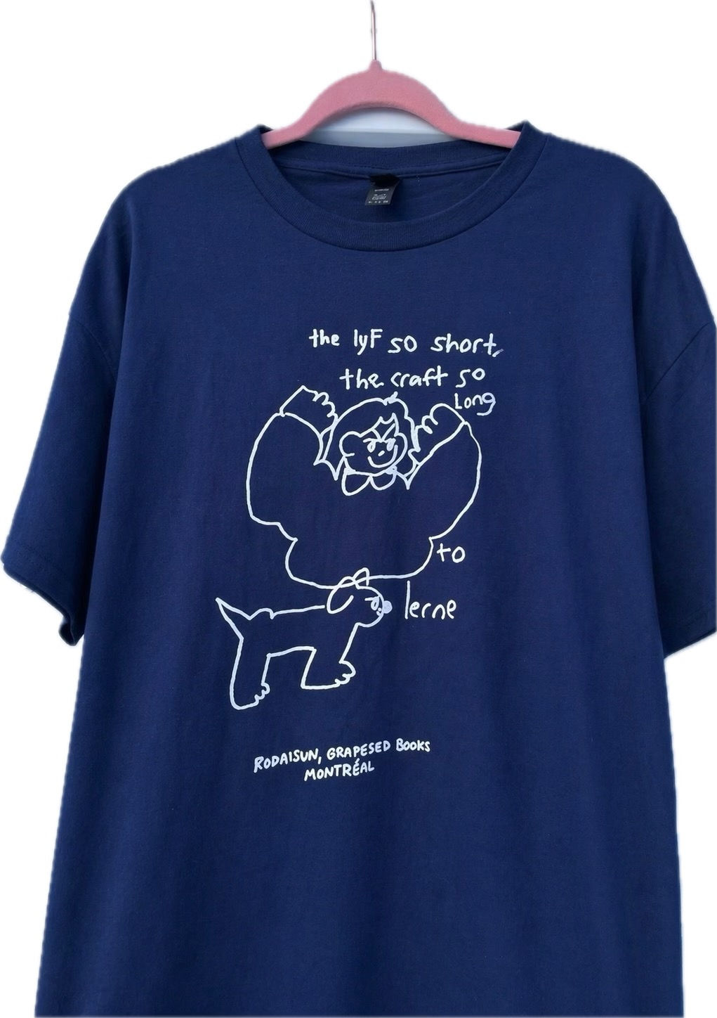 CHAUCER TEE, NAVY