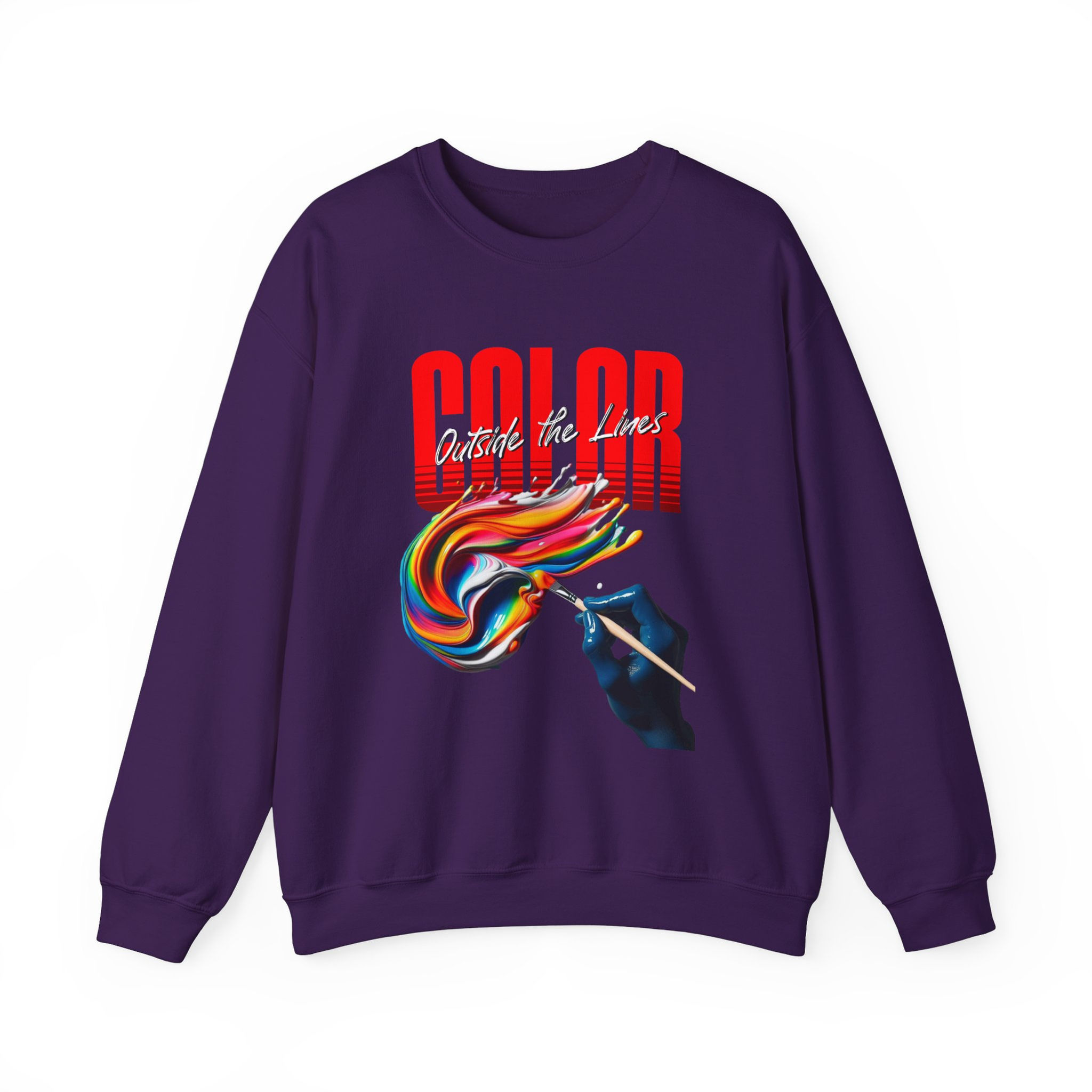 Color Outside the Lines Unisex Heavy Blend™ Crewneck Sweatshirt