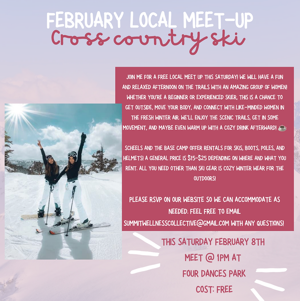 LOCAL MEET-UP: Cross Country Ski Day 