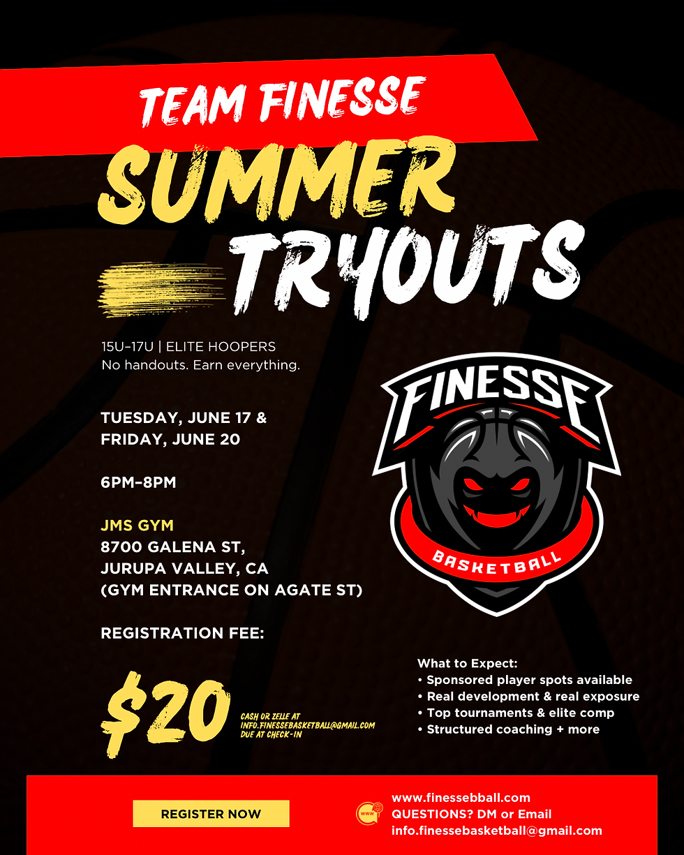 15U-17U Team Finesse Summer Tryouts
