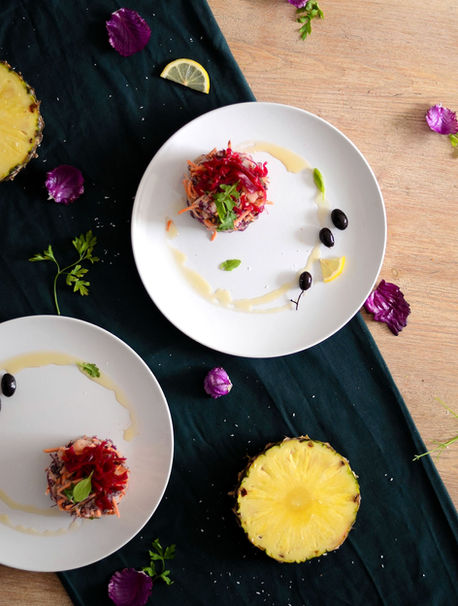 Ensalada dulce de Piña