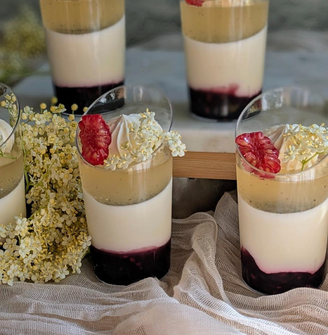 elderflower verrines