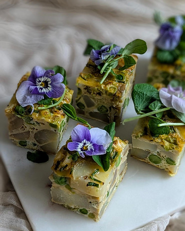 Pea and asparagus Fritata