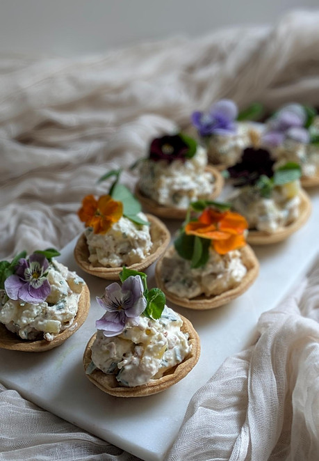 Potato salad tarts