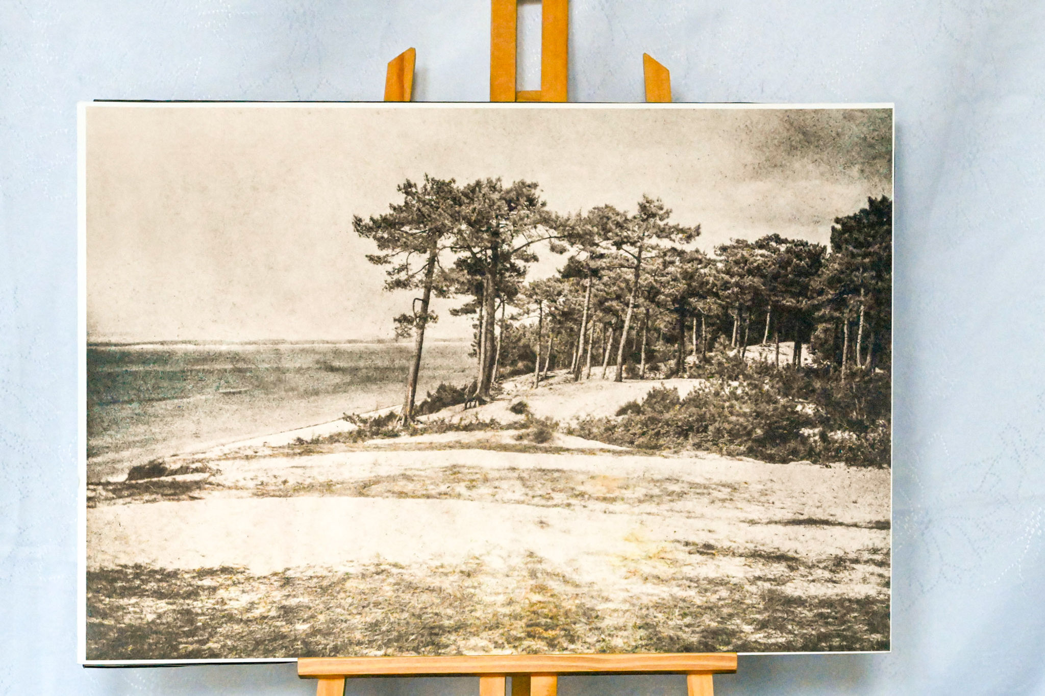 Reproduction Autochrome Bassin d'Arcachon  tirage Fine art 45x32 cm