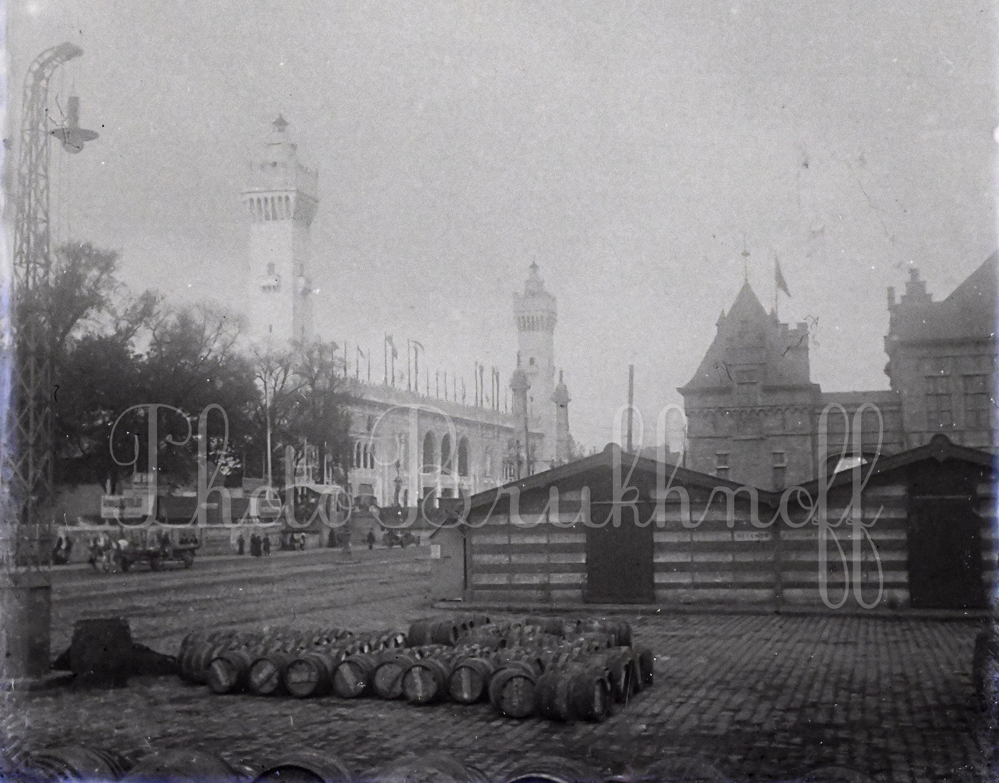 Exposition Maritime de Bordeaux 1907 vers les colonnes Rostrales