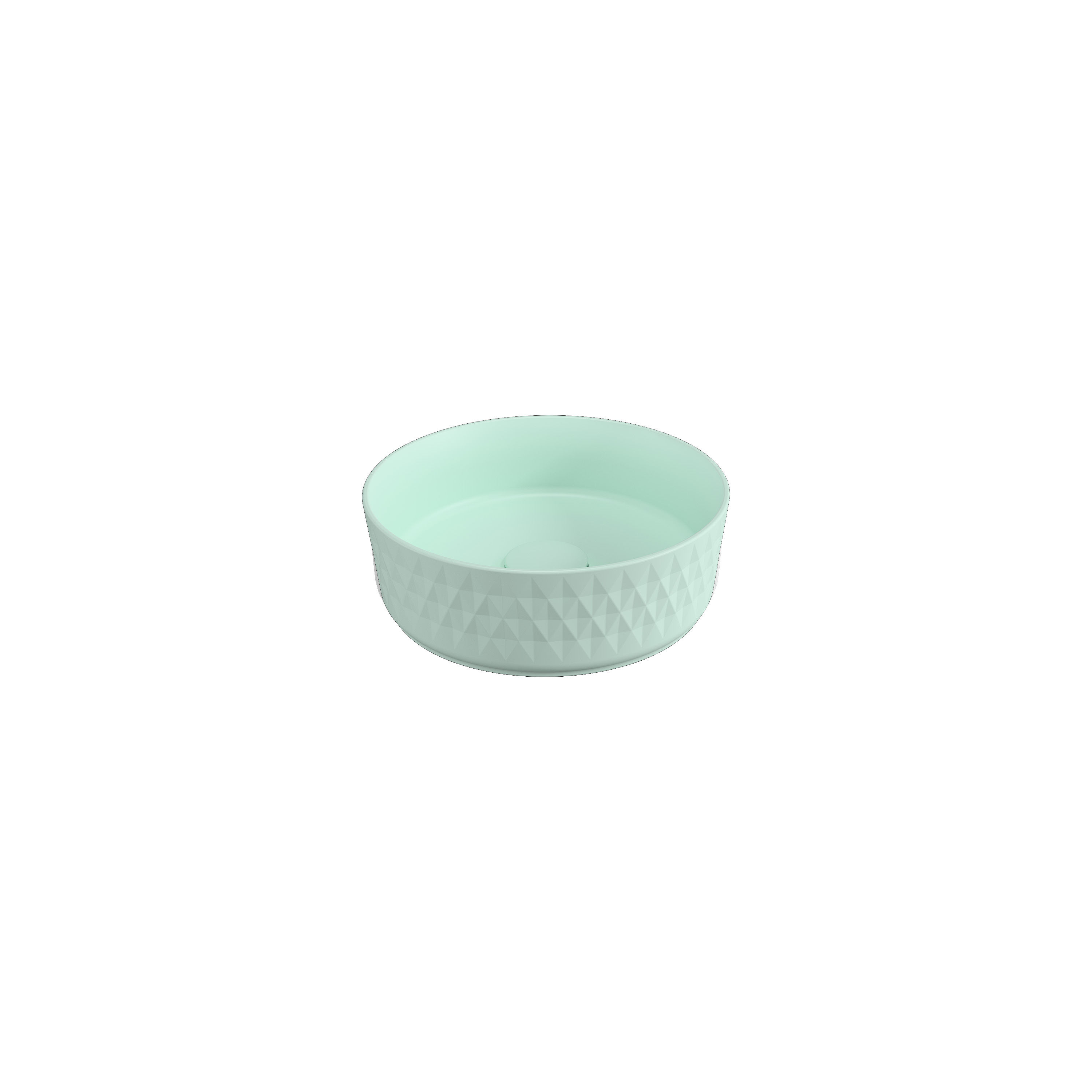 İsvea Davanti Tezgah Üstü Lavabo 36 cm - Mint