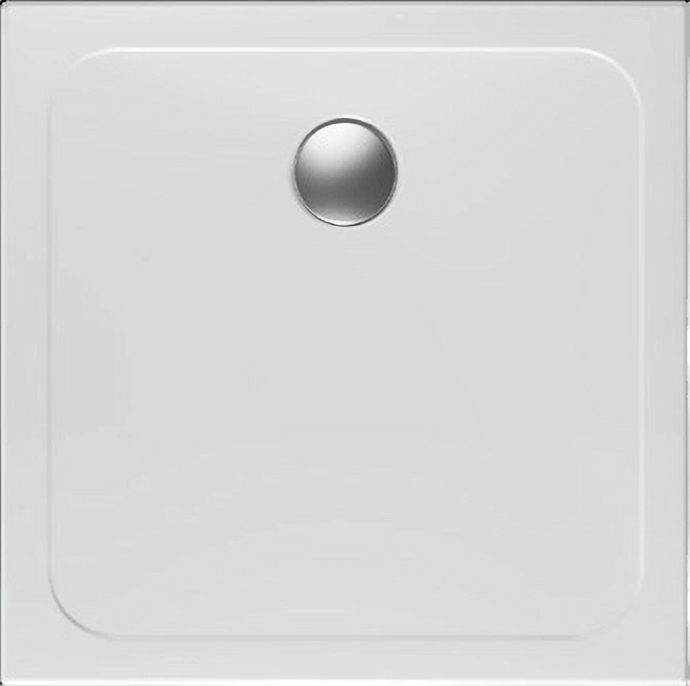 İsvea Fireclay Seramik Duş Teknesi FLAT 80 X 80 CM