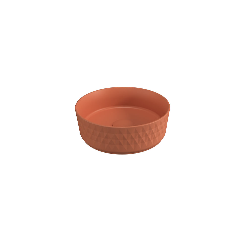 ISVEA Davanti Terracotta Tezgah Üstü Lavabo 36 cm