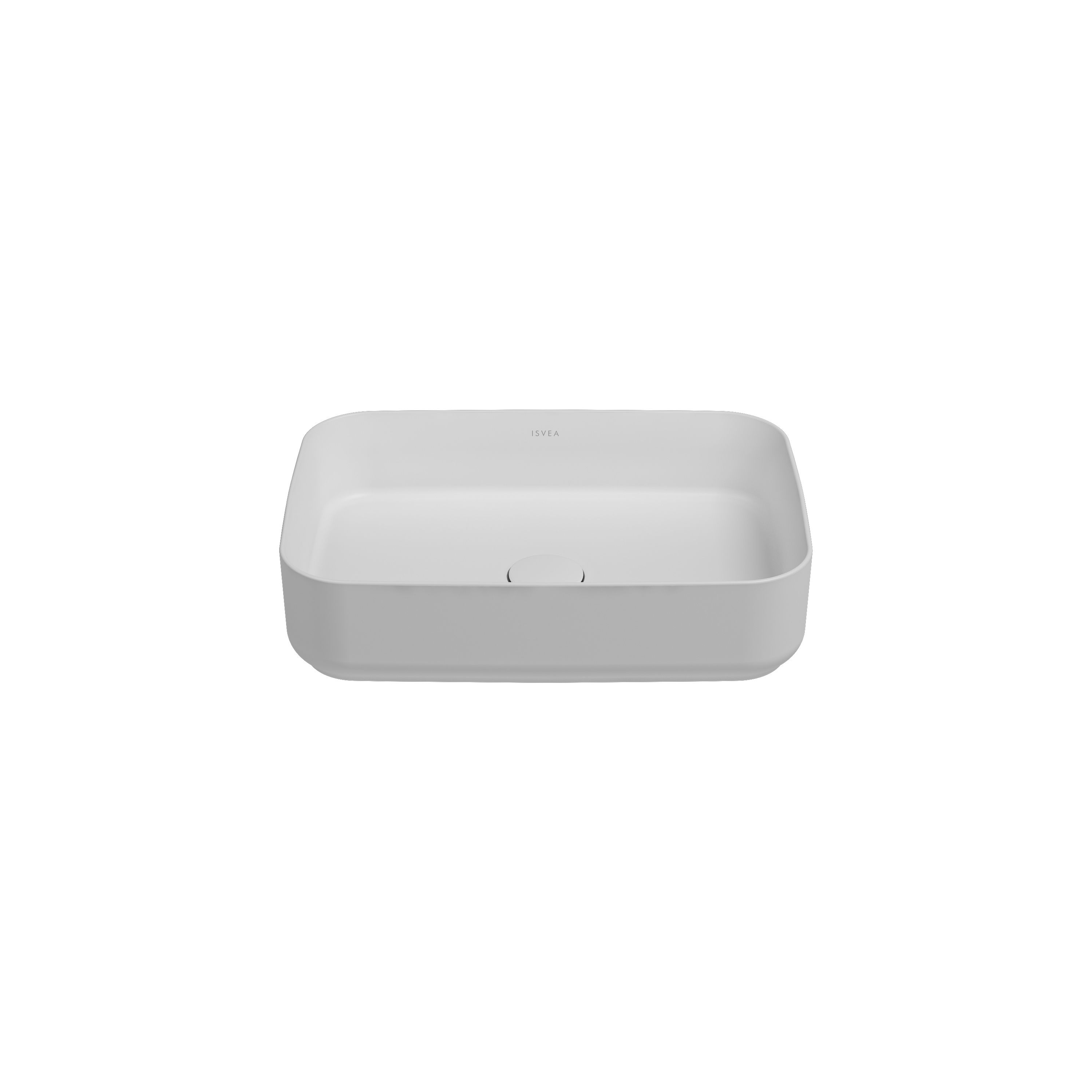 ISVEA Infinity Tezgah Üstü Lavabo 50 cm / Beyaz