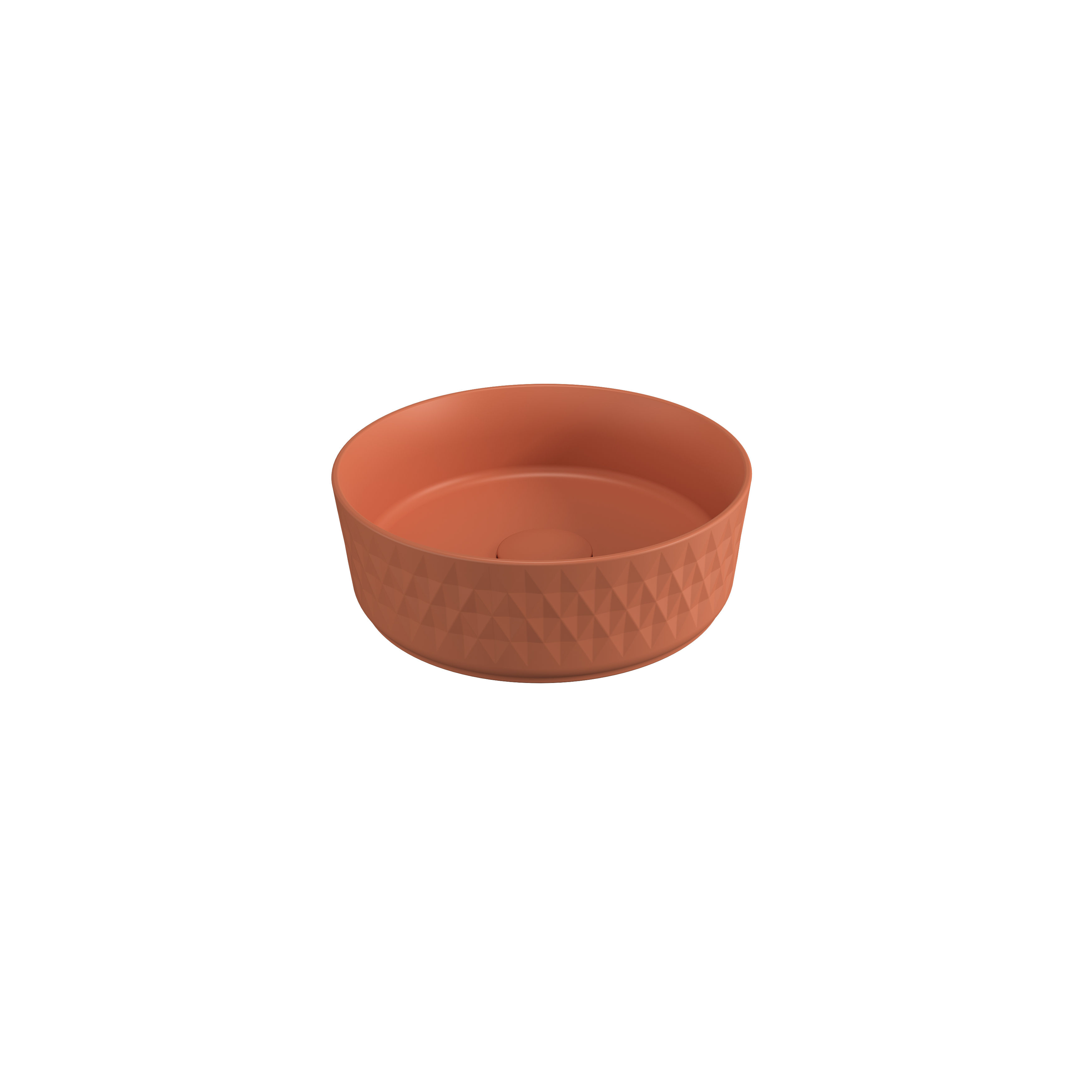 İsvea Davanti Tezgah Üstü Lavabo 36 cm - Terracotta