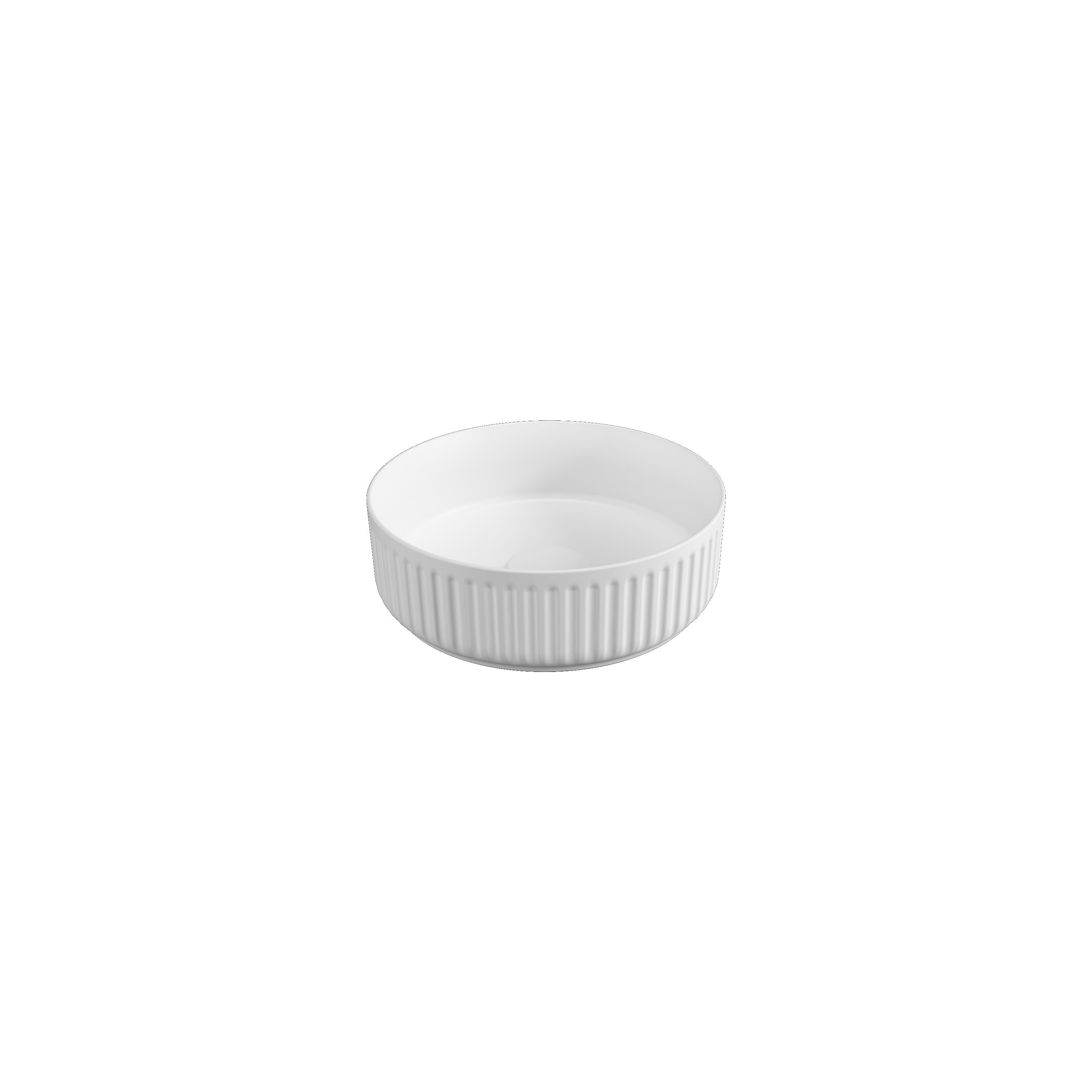 ISVEA Ion Mat Beyaz Tezgah Üstü Lavabo 36 cm