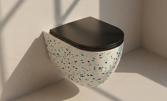 İsvea İnfinity Asma Klozet - Vortex / Terrazzo