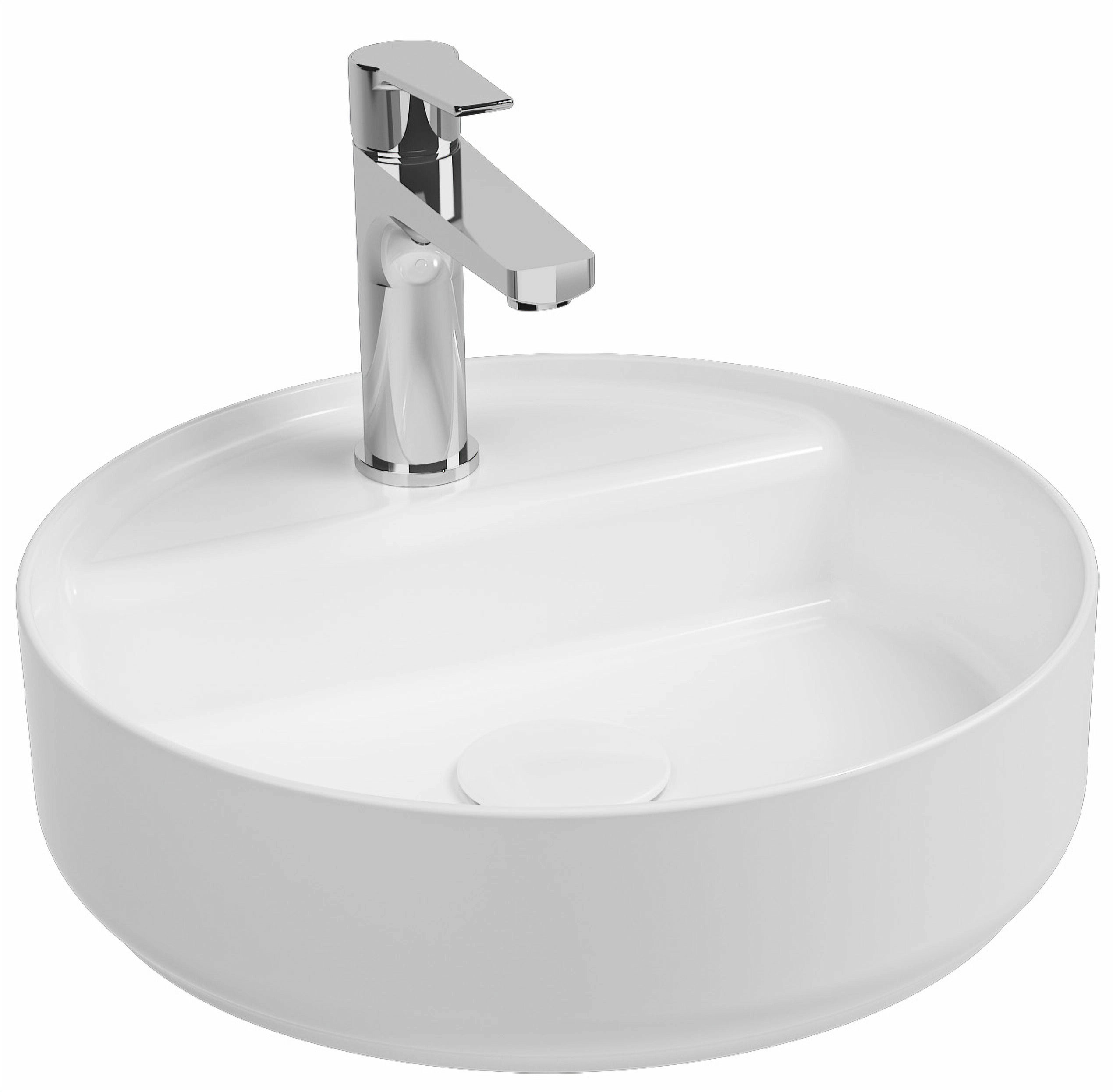 ISVEA Infinity Tezgah Üstü Lavabo 42 cm, Beyaz