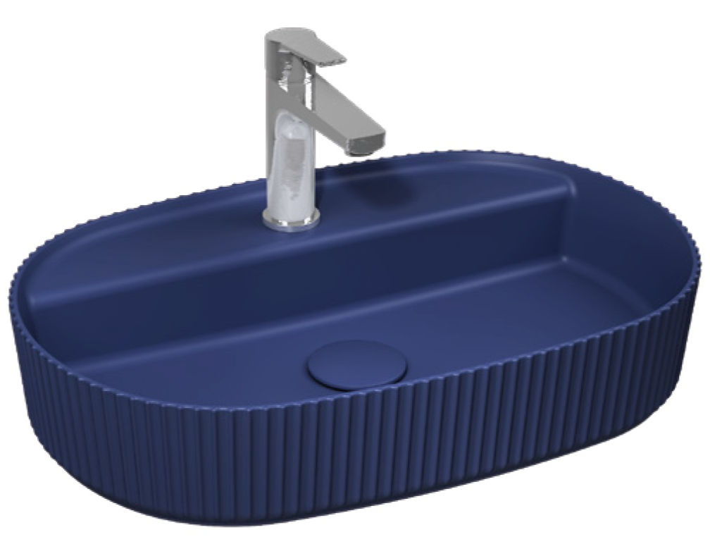ISVEA Sintesi Tezgah Üstü Lavabo 60 cm, ISVEA Mavisi