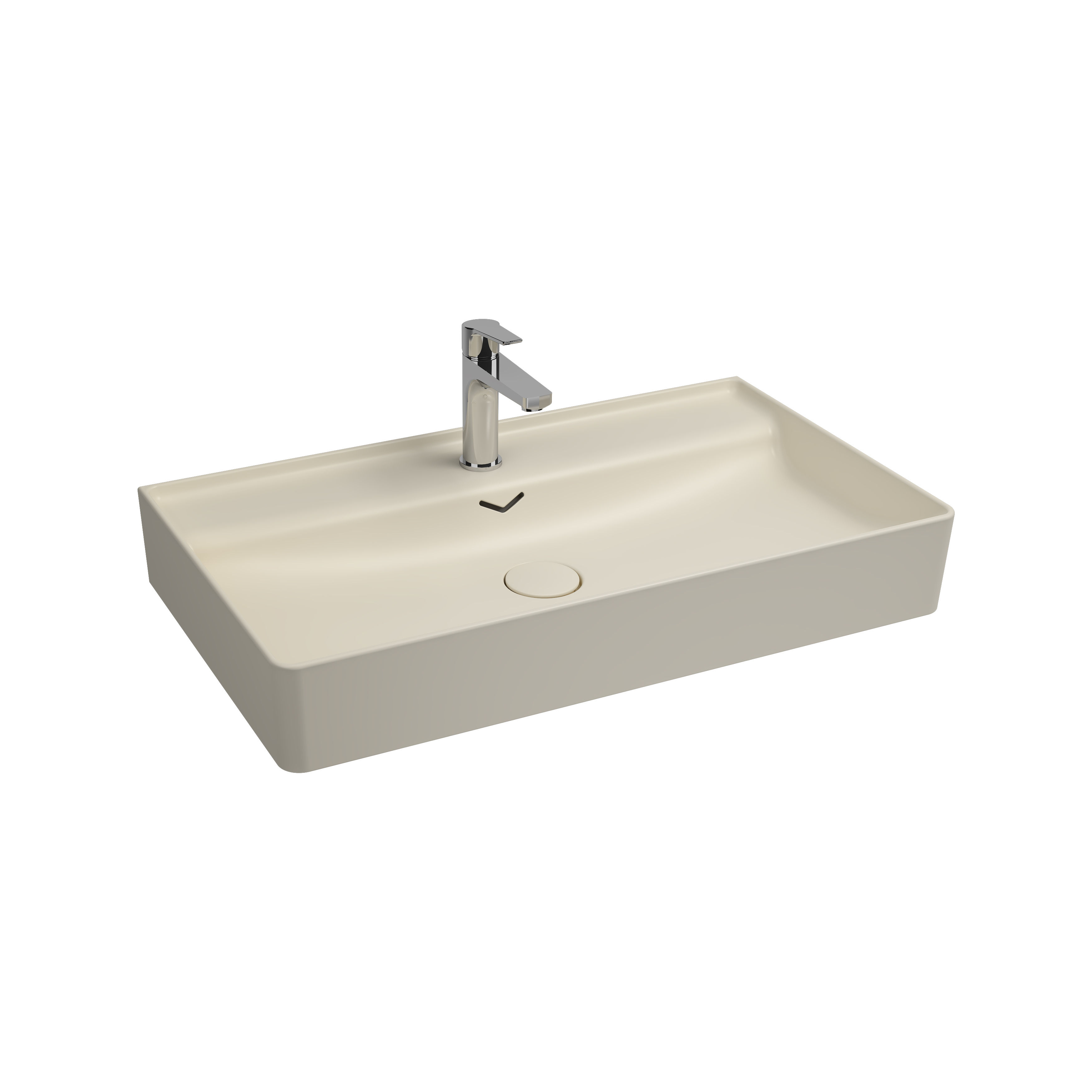 ISVEA Vea Tezgah Üstü Lavabo 81 cm, Fildişi