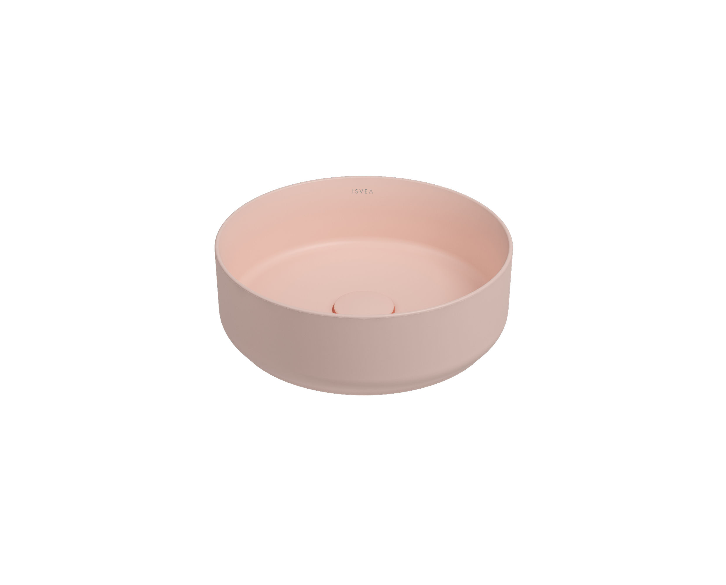 İsvea İnfinity Tezgah Üstü Lavabo 36 cm + Bas Aç / Somon