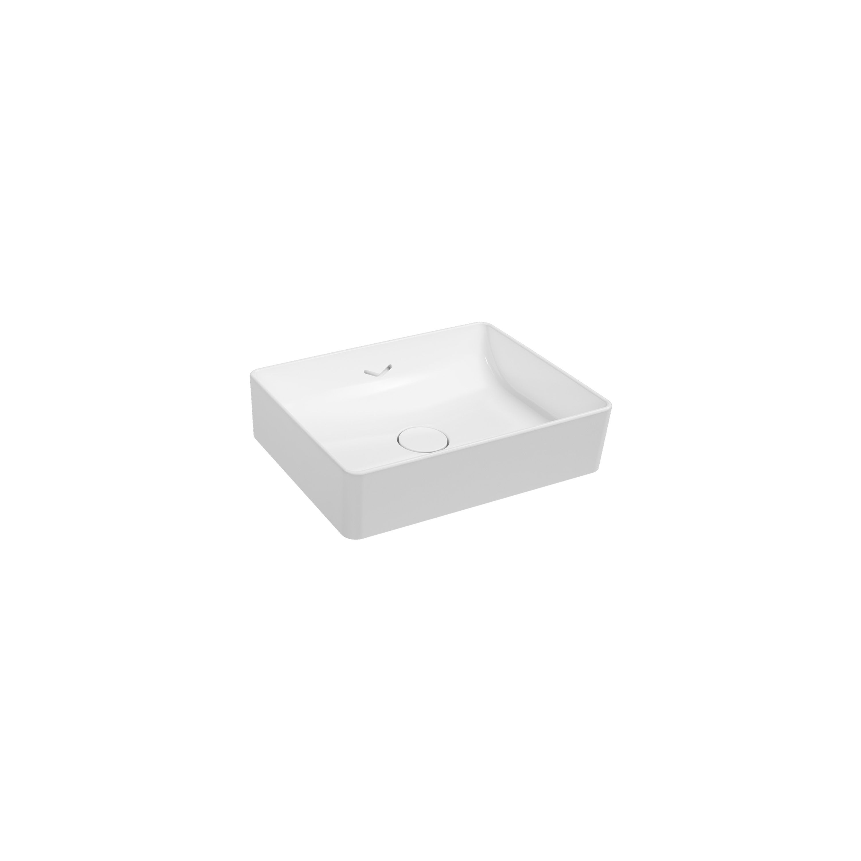 ISVEA Vea Tezgah Üstü Lavabo 50 cm, Beyaz