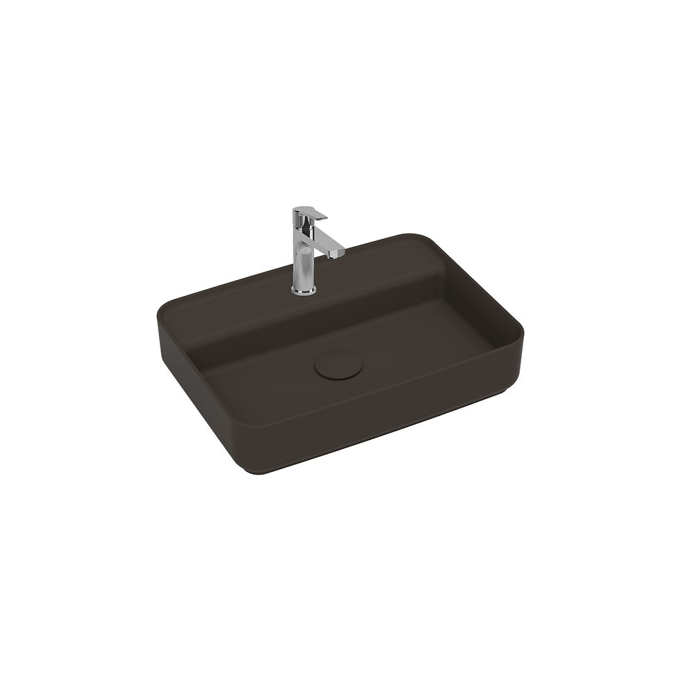 ISVEA Infinity Tezgah Üstü Lavabo 55 cm Vizon