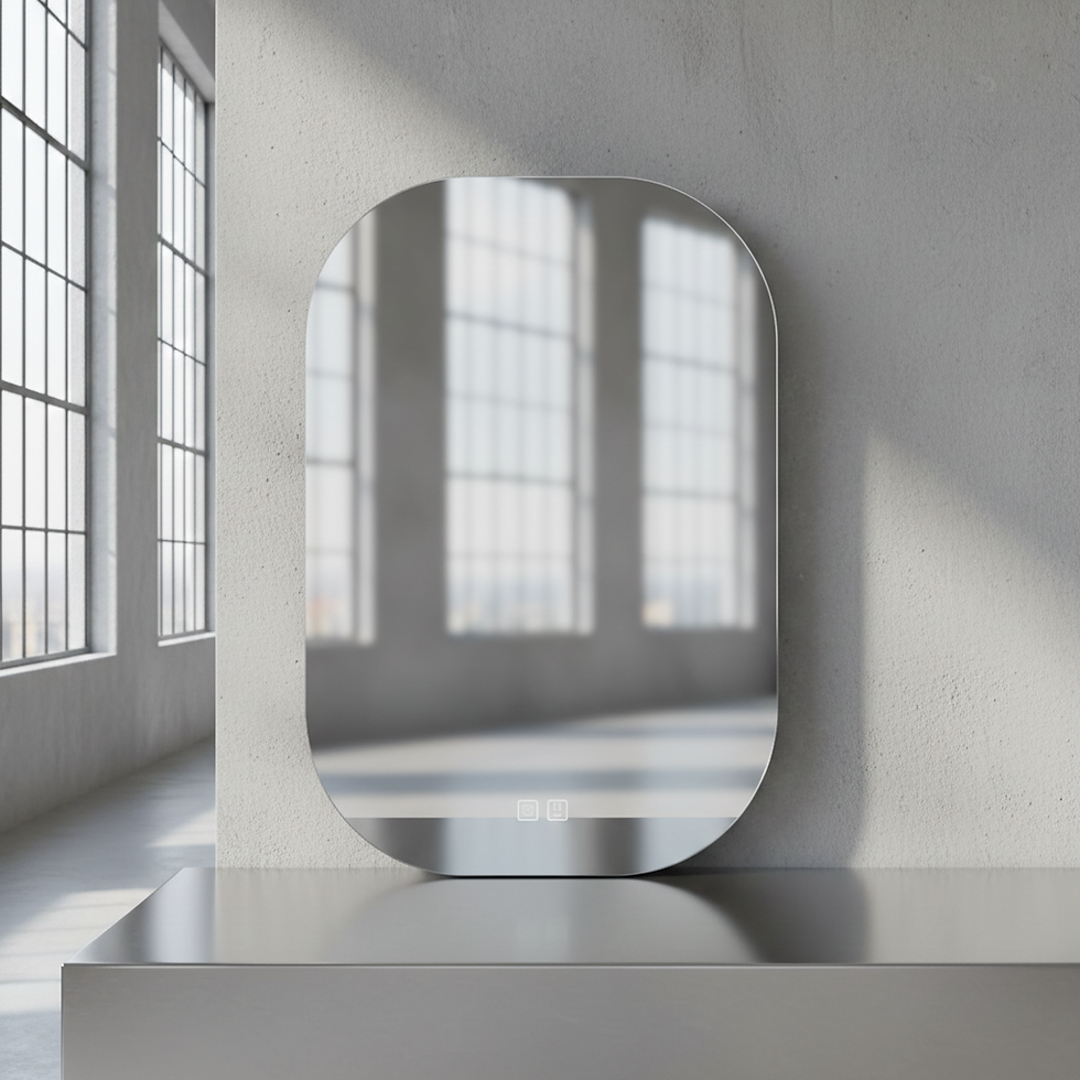 ISVEA Infinity LED’li Ayna 55 cm – Coredo Uyumlu farklı görünüm