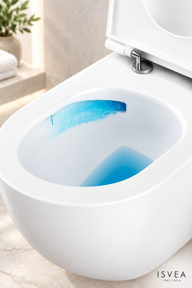 ISVEA Infinity Vortex klozet temizleme teknolojisi