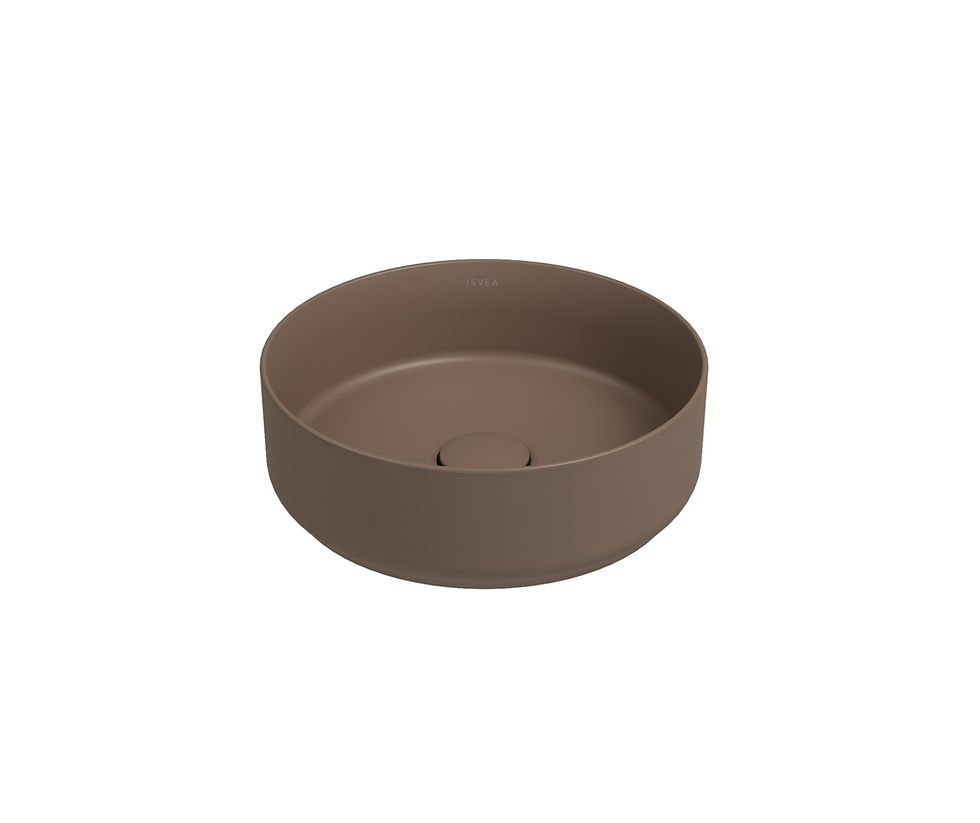 Küçük resim: ISVEA Infinity Tezgah Üstü Lavabo 36 cm + Bas Aç / Vizon