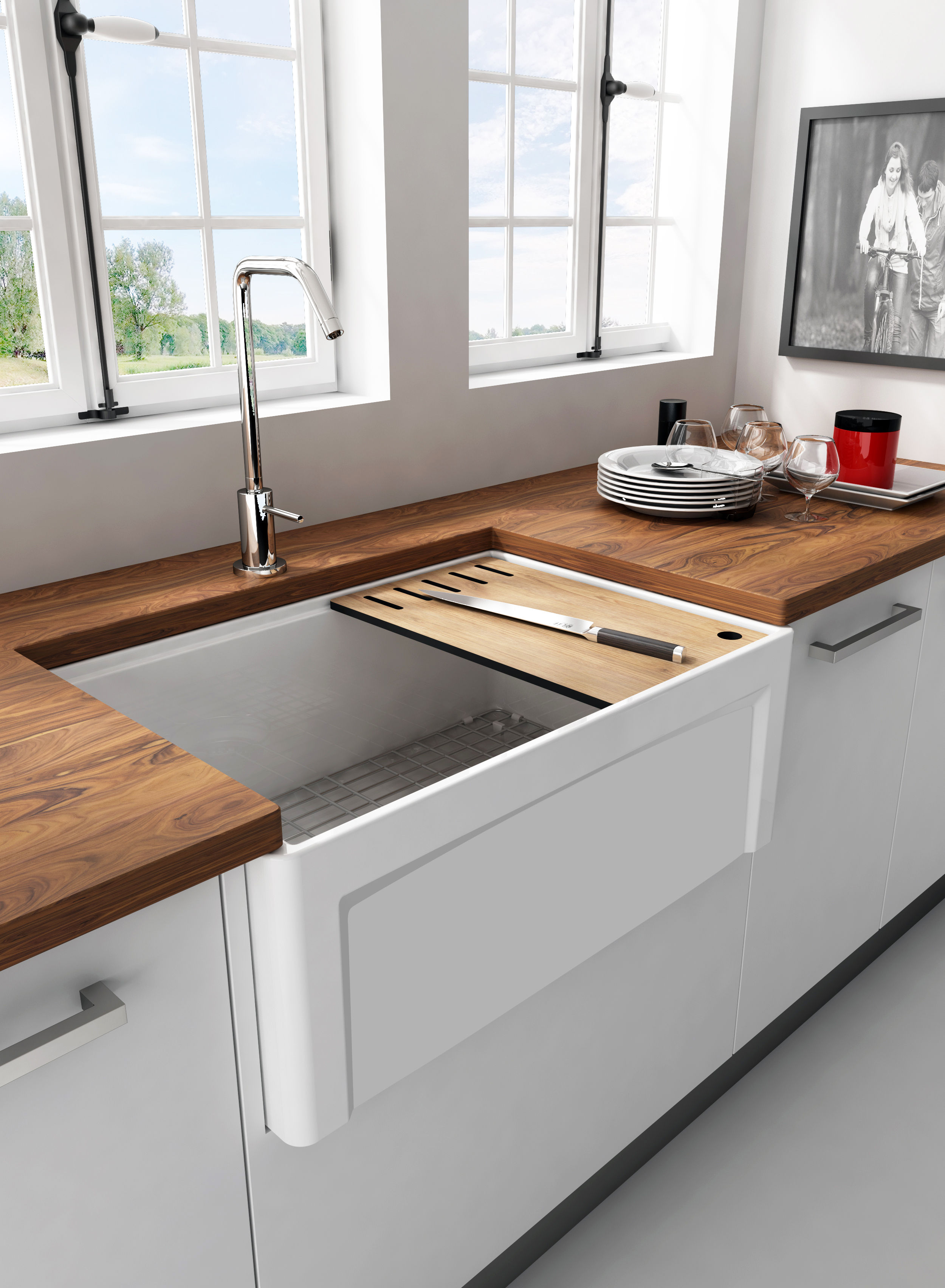 İsvea Savonna Workstation Amerikan Evye 61 cm