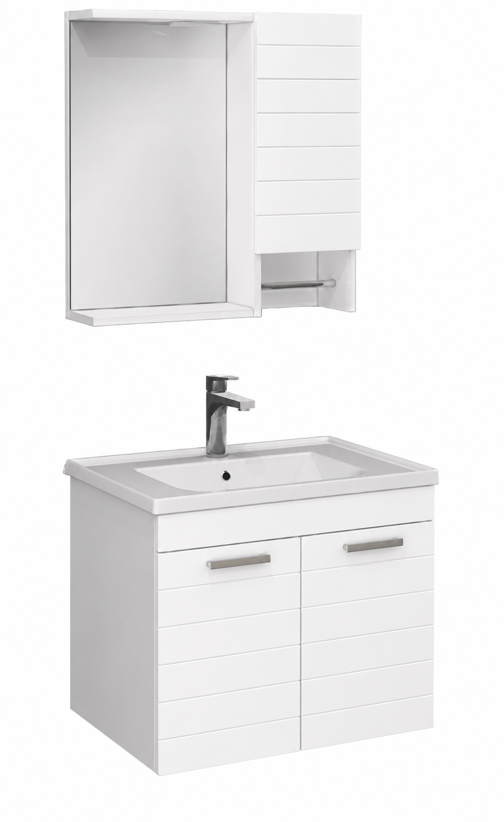 ISVEA Platon Parlak Beyaz Lavabo Ünitesi 65 cm
