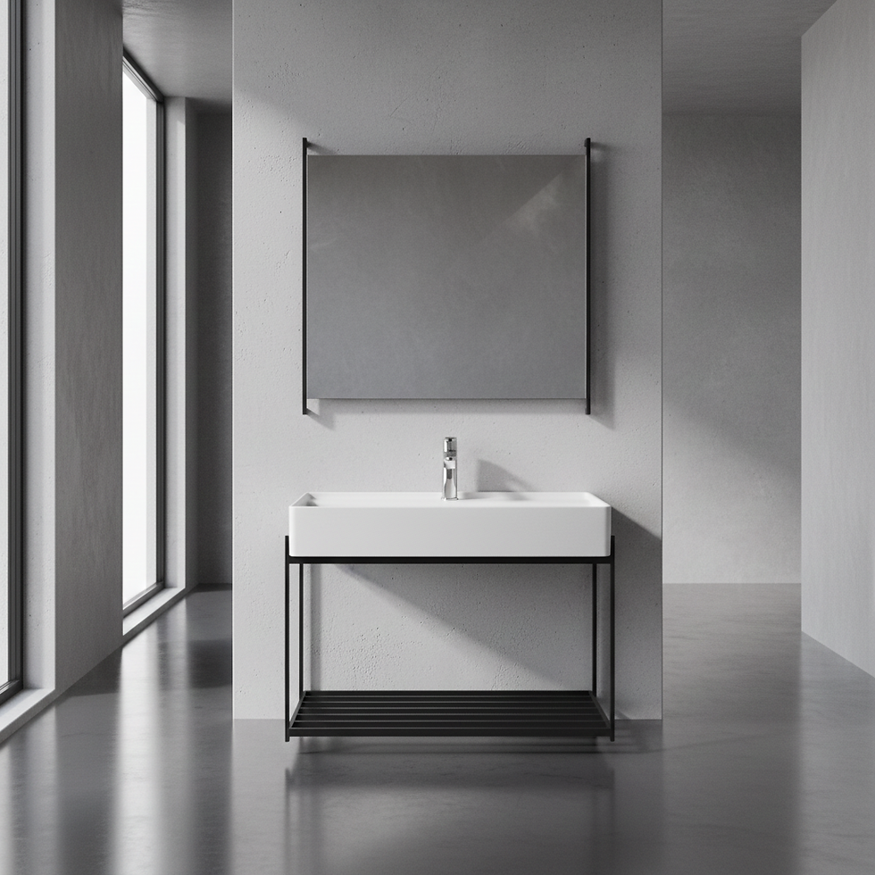 Parma Lavabo Ünitesi, 80 cm + Ayna / Set