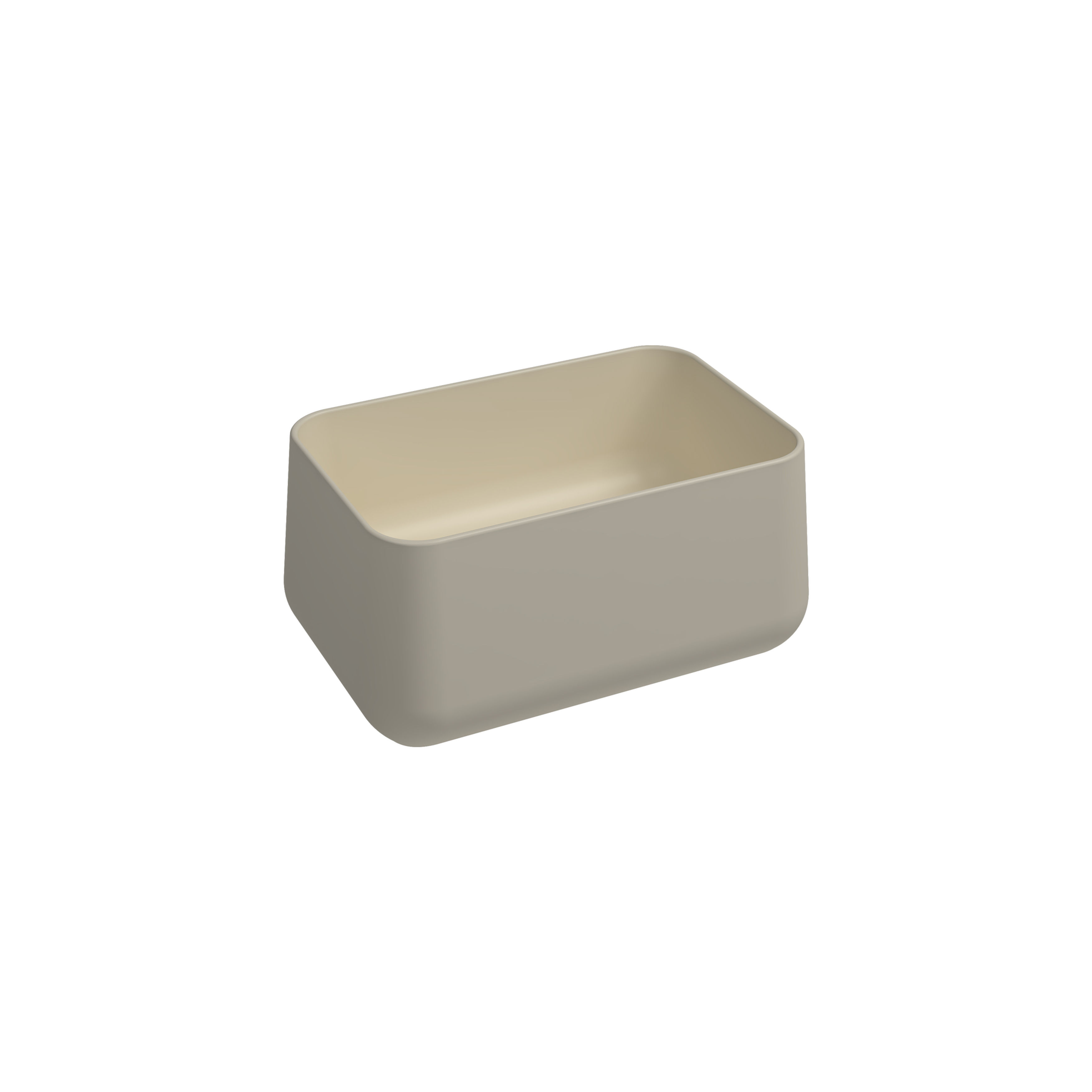 Allegro Tezgah Üstü Monoblok Lavabo 60 cm - Fildişi