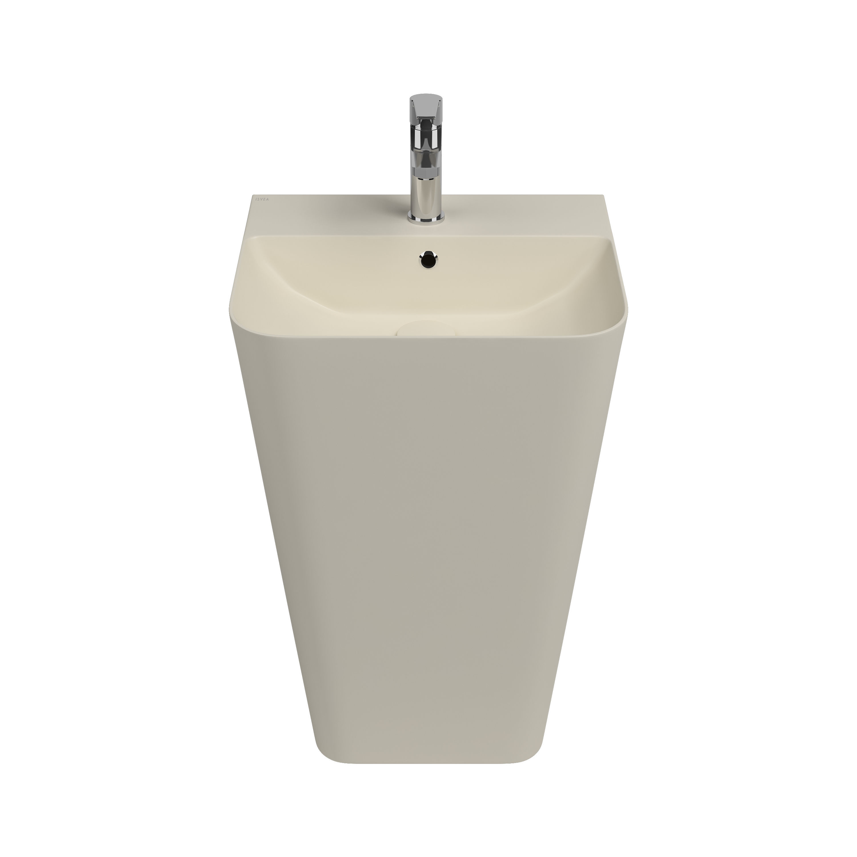 ISVEA Sott’Aqua Monoblok Yerden Lavabo 50 cm - Fildişi
