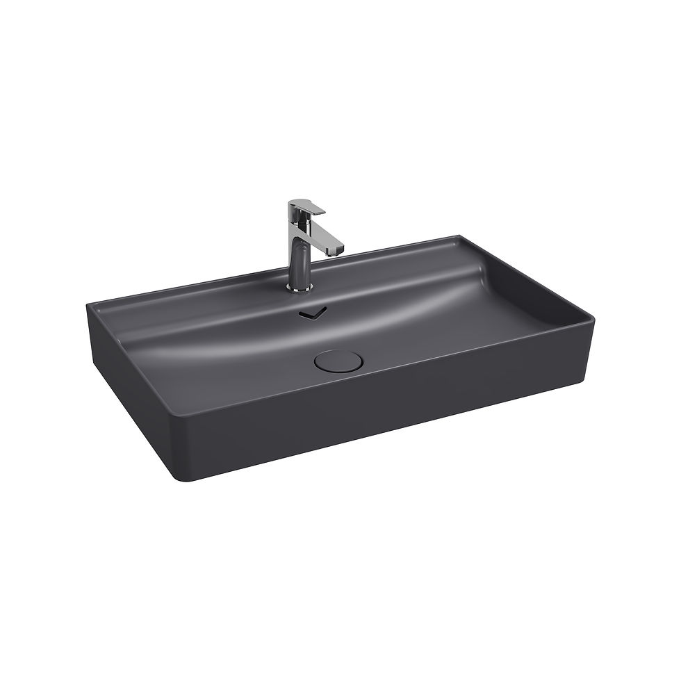 ISVEA Vea Tezgah Üstü Lavabo 81 cm, Antrasit