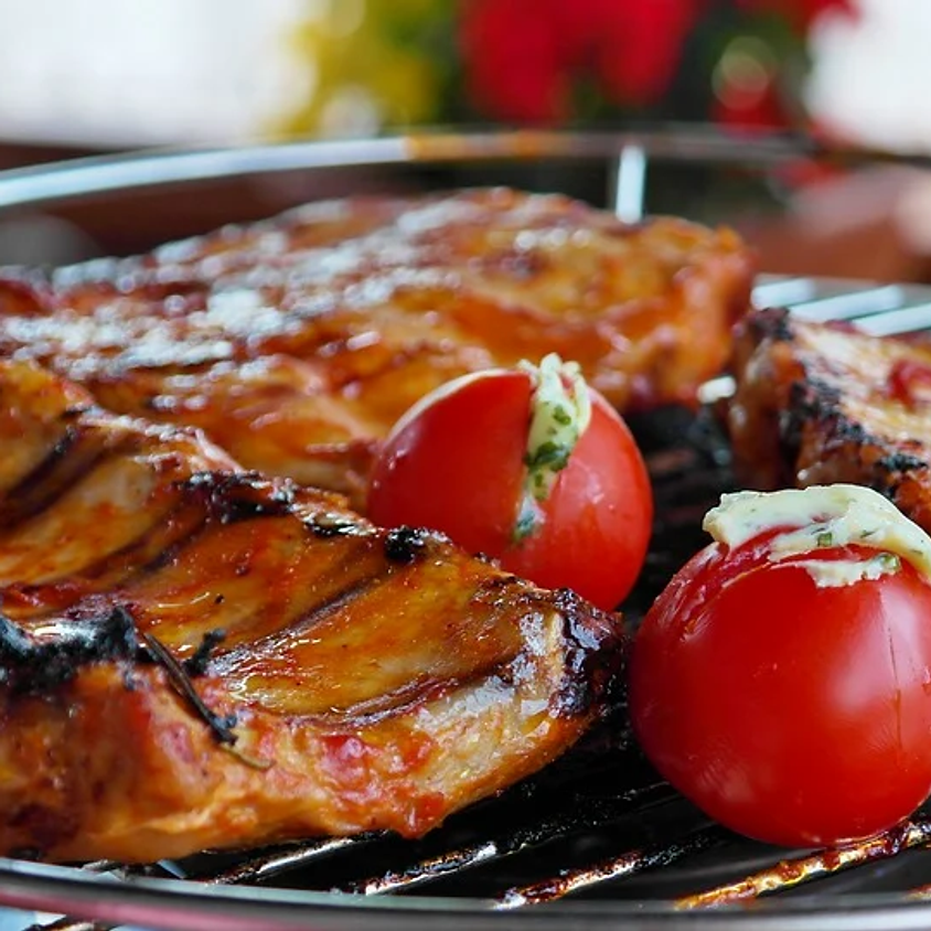 Zomerse BBQ aan het water.