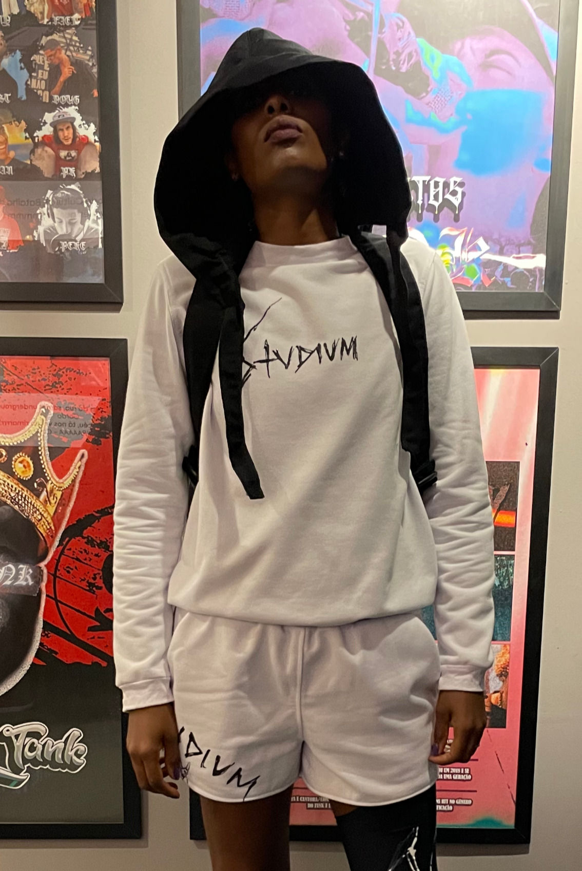 conjunto moletom coleção eu vim das ruas